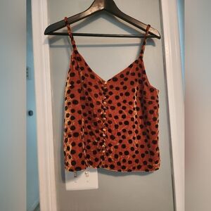 Leopard print tank top